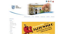 Desktop Screenshot of dkchwalowice.pl